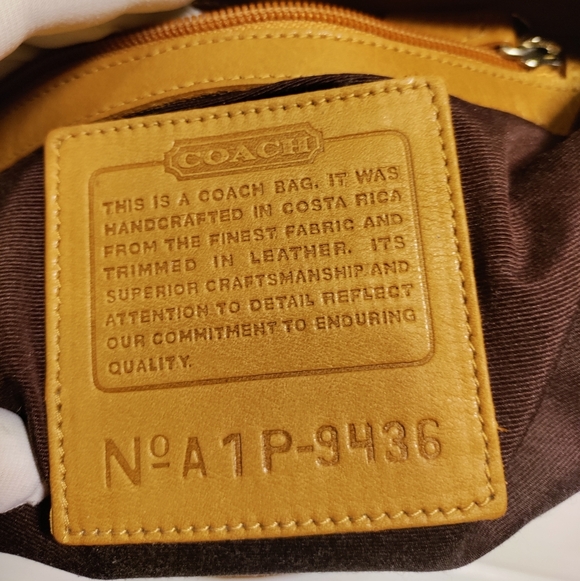 Coach Vintage Bonnie Legacy Linen And Leather Satchel Purse A 1P 9436 👓RARE👓 - Picture 11 of 11